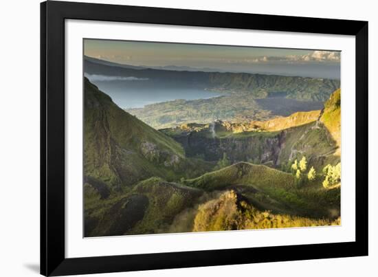 Scenery at Gunung Batur with Danau Batur-Christoph Mohr-Framed Photographic Print