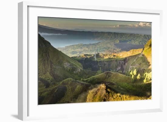 Scenery at Gunung Batur with Danau Batur-Christoph Mohr-Framed Photographic Print