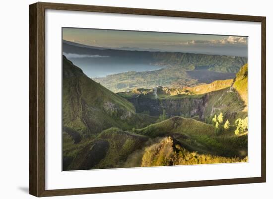 Scenery at Gunung Batur with Danau Batur-Christoph Mohr-Framed Photographic Print