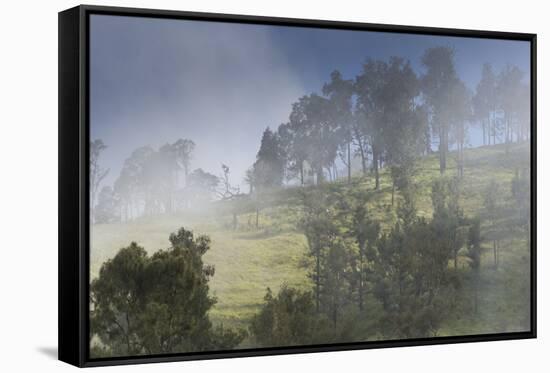 Scenery at Gunung Rinjani-Christoph Mohr-Framed Stretched Canvas