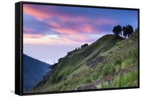 Scenery at Gunung Rinjani-Christoph Mohr-Framed Stretched Canvas