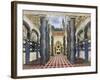 Scenery Design for the Imperial Palace, from The Martyr of St. Sebastian, c.1911-22-Leon Bakst-Framed Giclee Print