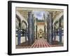 Scenery Design for the Imperial Palace, from The Martyr of St. Sebastian, c.1911-22-Leon Bakst-Framed Giclee Print