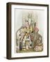 Scenery Design from Aladdin, c.1916-Leon Bakst-Framed Giclee Print