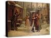 Scenery For the Scene with Mimi and Rodolfo in the Opera 'La Boheme' by Giacomo Puccini-Luigi Morgari-Stretched Canvas