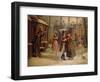 Scenery For the Scene with Mimi and Rodolfo in the Opera 'La Boheme' by Giacomo Puccini-Luigi Morgari-Framed Giclee Print