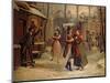 Scenery For the Scene with Mimi and Rodolfo in the Opera 'La Boheme' by Giacomo Puccini-Luigi Morgari-Mounted Giclee Print