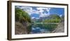 Scenery, Hinterer Gosausee, mountain lake, spring-David & Micha Sheldon-Framed Photographic Print