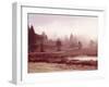 Scenery, Lake, Morning Fog-Thonig-Framed Photographic Print