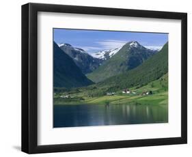 Scenery Near Songdal, Western Fjords, Norway, Scandinavia, Europe-Gavin Hellier-Framed Photographic Print