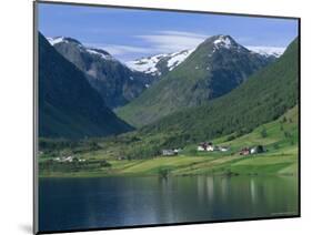 Scenery Near Songdal, Western Fjords, Norway, Scandinavia, Europe-Gavin Hellier-Mounted Photographic Print