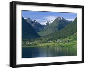 Scenery Near Songdal, Western Fjords, Norway, Scandinavia, Europe-Gavin Hellier-Framed Photographic Print