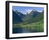 Scenery Near Songdal, Western Fjords, Norway, Scandinavia, Europe-Gavin Hellier-Framed Photographic Print