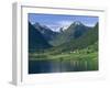 Scenery Near Songdal, Western Fjords, Norway, Scandinavia, Europe-Gavin Hellier-Framed Photographic Print