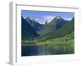 Scenery Near Songdal, Western Fjords, Norway, Scandinavia, Europe-Gavin Hellier-Framed Photographic Print