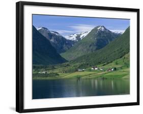 Scenery Near Songdal, Western Fjords, Norway, Scandinavia, Europe-Gavin Hellier-Framed Photographic Print