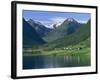 Scenery Near Songdal, Western Fjords, Norway, Scandinavia, Europe-Gavin Hellier-Framed Photographic Print