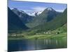 Scenery Near Songdal, Western Fjords, Norway, Scandinavia, Europe-Gavin Hellier-Mounted Photographic Print