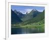 Scenery Near Songdal, Western Fjords, Norway, Scandinavia, Europe-Gavin Hellier-Framed Photographic Print