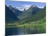 Scenery Near Songdal, Western Fjords, Norway, Scandinavia, Europe-Gavin Hellier-Mounted Photographic Print