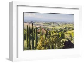 Scenery Near to Montepulciano, Val D'Orcia, UNESCO World Heritage Site, Tuscany, Italy, Europe-Julian Elliott-Framed Photographic Print