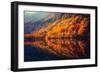 Scenery of High Mountain with Lake and High Peak on A Clear Day-wanderer3-Framed Premium Photographic Print