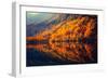 Scenery of High Mountain with Lake and High Peak on A Clear Day-wanderer3-Framed Premium Photographic Print