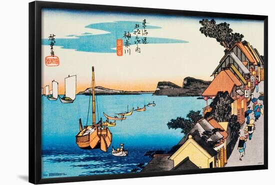 Scenery of Kanagawa-null-Framed Standard Poster