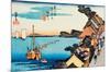 Scenery of Kanagawa-null-Mounted Standard Poster