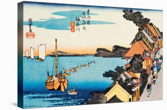 Scenery Of Kanagawa-Trends International-Stretched Canvas