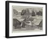 Scenery of the Cauvery River, Madras Presidency-Charles Auguste Loye-Framed Giclee Print