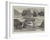 Scenery of the Cauvery River, Madras Presidency-Charles Auguste Loye-Framed Giclee Print