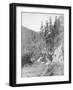 Scenery on the Deadwood Road to Sturgis Photograph - South Dakota-Lantern Press-Framed Art Print