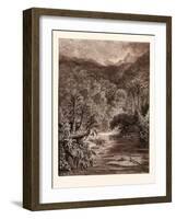 Scenery on the Mississippi-Gustave Dore-Framed Giclee Print
