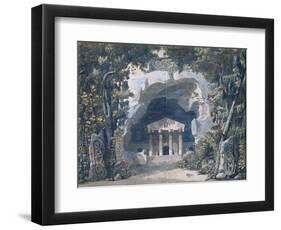 Scenery Sketch for the Opera 'Frigga', 1787-Louis Jean Desprez-Framed Giclee Print