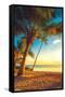 Scenery - Sunset on the Beach-Trends International-Framed Stretched Canvas