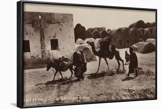 Scenes and Types - Arab Homes-null-Framed Photographic Print