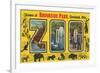 Scenes at Brookside Park Zoo, Cleveland, Ohio-null-Framed Premium Giclee Print