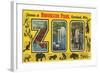 Scenes at Brookside Park Zoo, Cleveland, Ohio-null-Framed Art Print