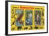 Scenes at Brookside Park Zoo, Cleveland, Ohio-null-Framed Art Print