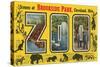 Scenes at Brookside Park Zoo, Cleveland, Ohio-null-Stretched Canvas