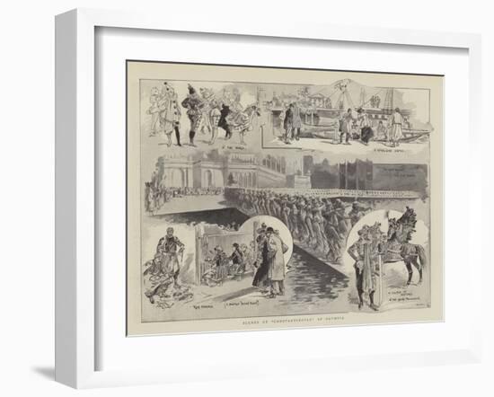 Scenes at Constantinople at Olympia-null-Framed Giclee Print