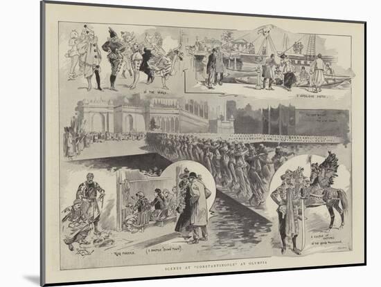 Scenes at Constantinople at Olympia-null-Mounted Giclee Print