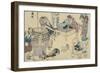 Scènes de rue nouvellement publiées-Katsushika Hokusai-Framed Giclee Print