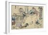 Scènes de rue nouvellement publiées-Katsushika Hokusai-Framed Giclee Print