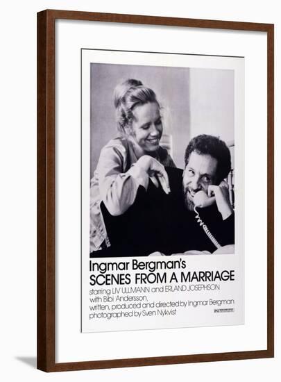 Scenes from a Marriage, Liv Ullmann, Erland Josephson, 1973-null-Framed Art Print