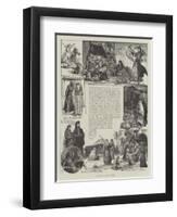 Scenes from Eastern Life-null-Framed Giclee Print