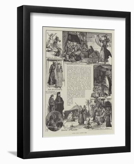 Scenes from Eastern Life-null-Framed Giclee Print