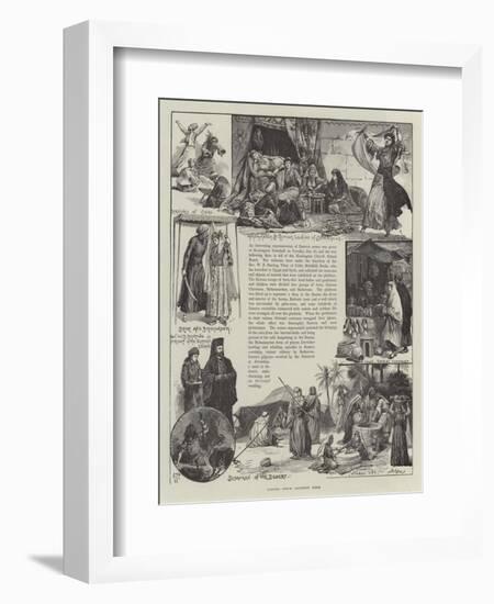 Scenes from Eastern Life-null-Framed Giclee Print