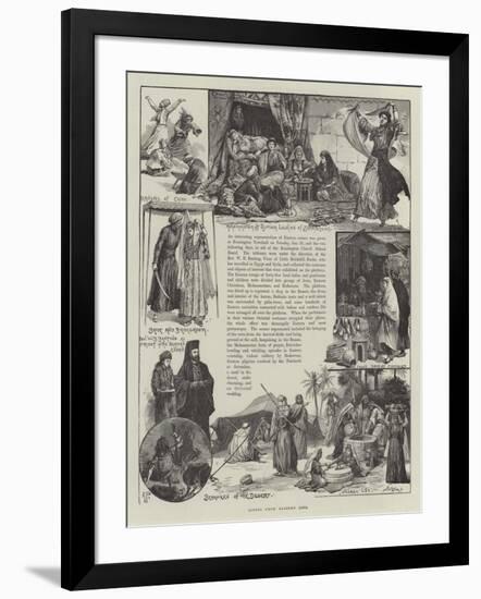 Scenes from Eastern Life-null-Framed Giclee Print